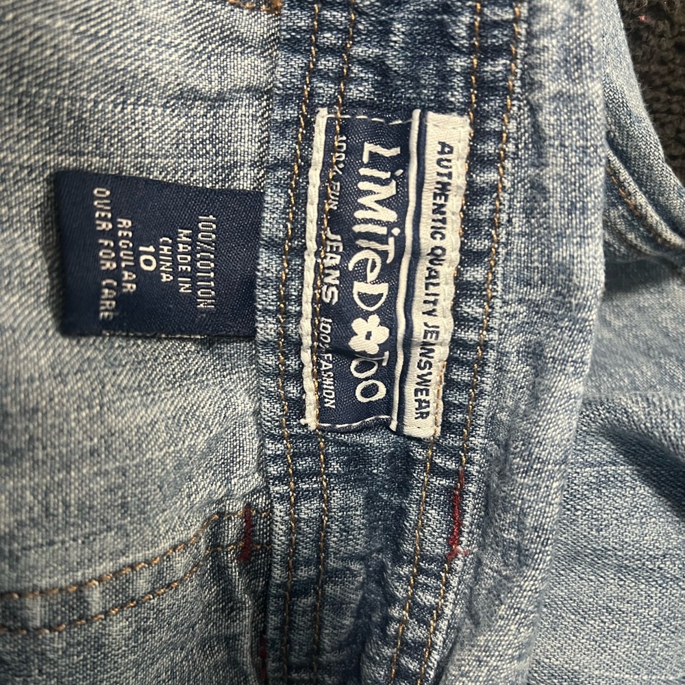 Limited Too Blue Kids Overalls
